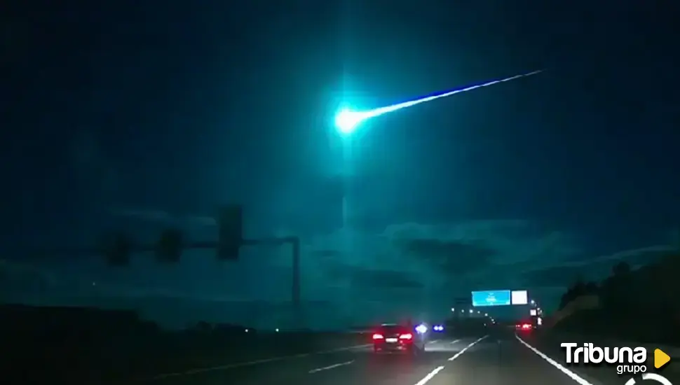 ¿Un meteorito? Una bola verde atraviesa los cielos de madrugada y se avista desde toda España