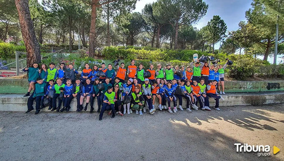 Los alumnos del Colegio San José limpian Würzburg