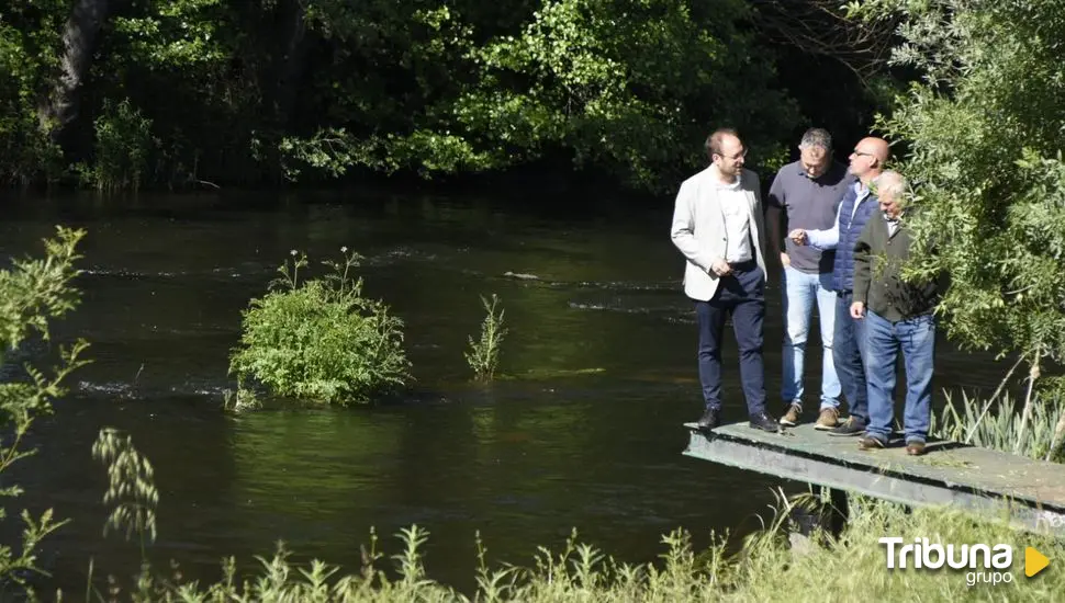 Luz verde al acuerdo para ejecutar una pasarela peatonal sobre el río Águeda a la altura de Ivanrey