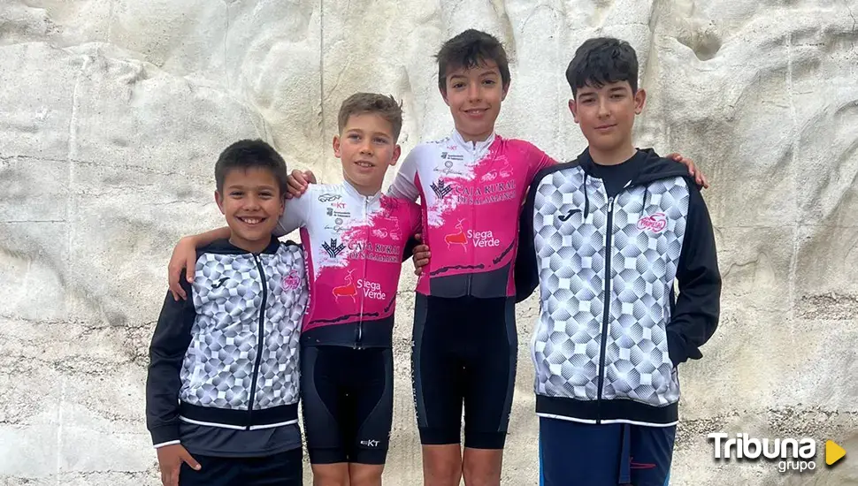El Club Ciclista Promesal vuelve de Segovia con dos medallas