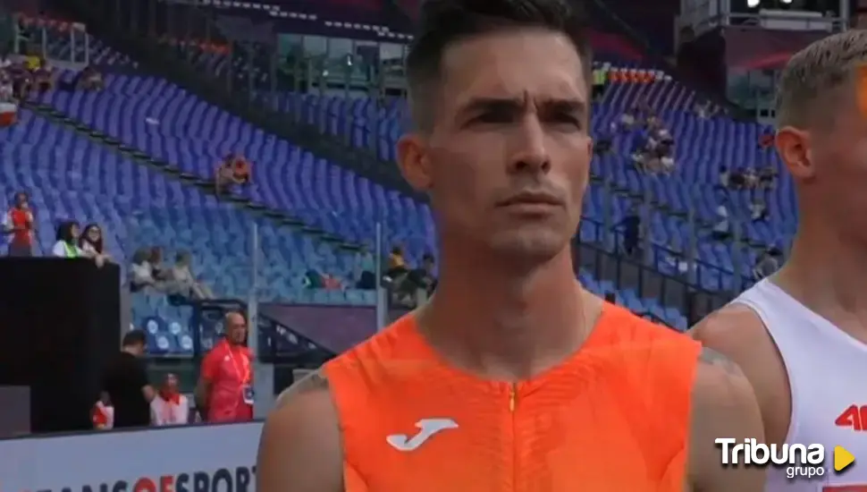 Mario García Romo tropieza en los últimos metros y se queda fuera del Europeo por una centésima