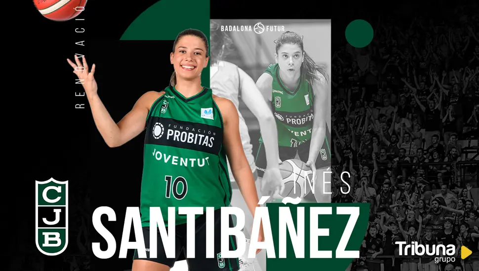 La escolta salmantina Inés Santibáñez renueva con el Joventut y jugará en Liga Femenina 