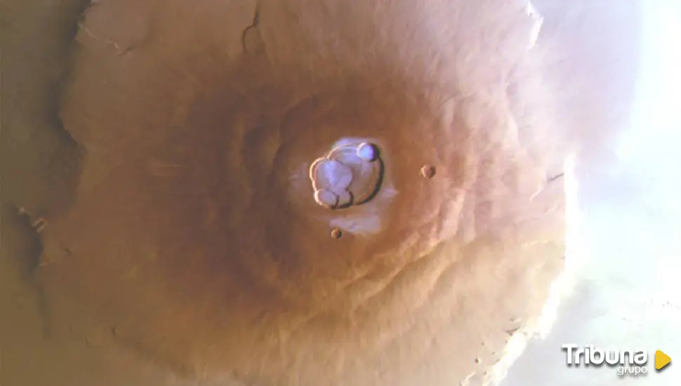 Un hallazgo 'imposible': descubren escarcha en los volcanes del ecuador de Marte