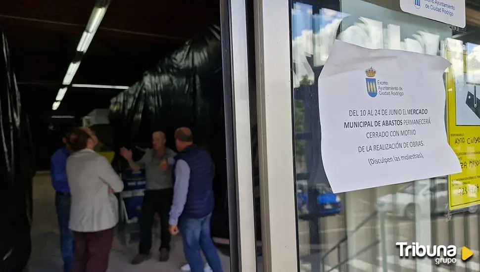 El Mercado de Abastos de Ciudad Rodrigo echa el cierre para regresar con una imagen renovada