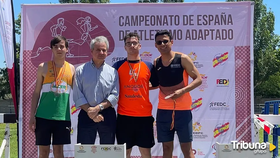 El atleta de Santa Marta, Diego Ruiz, doble plata en las pruebas estrella de la velocidad paralímpica española 