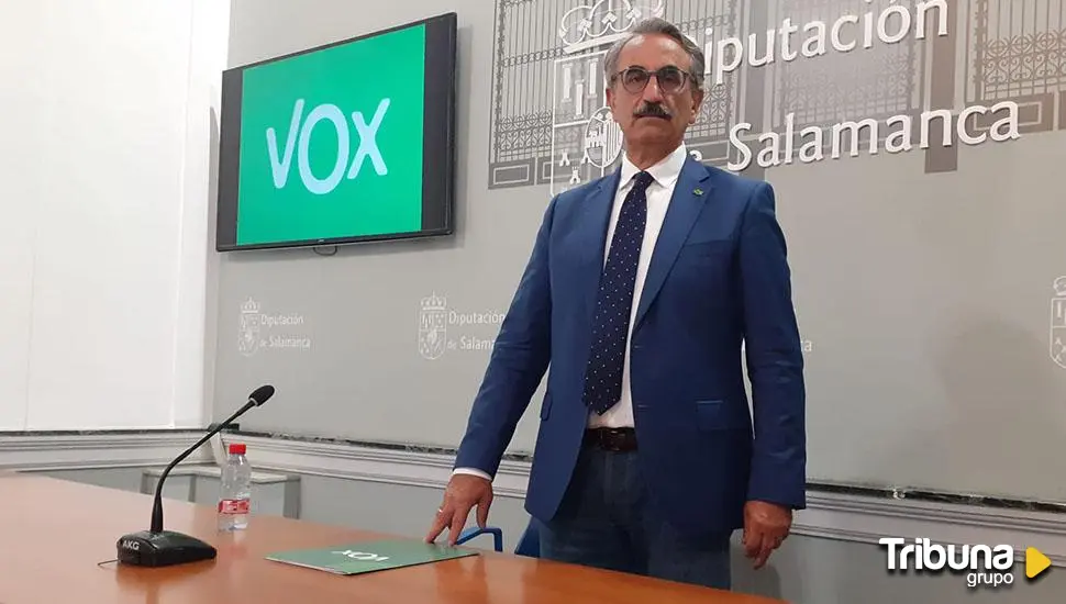 VOX denuncia "la ineficacia" de la Diputación de Salamanca por devolver una subvención