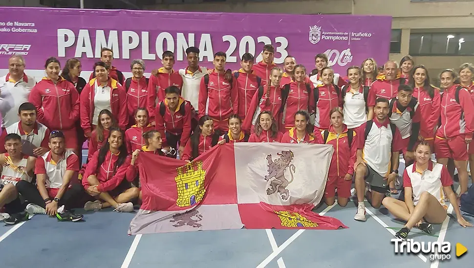 La selección absoluta de Castilla y León de atletismo busca el podio en el Campeonato de España