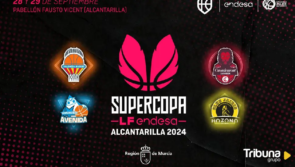 Perfumerías Avenida disputará la Supercopa, primer título de la temporada 2024-2025, en Alcantarilla