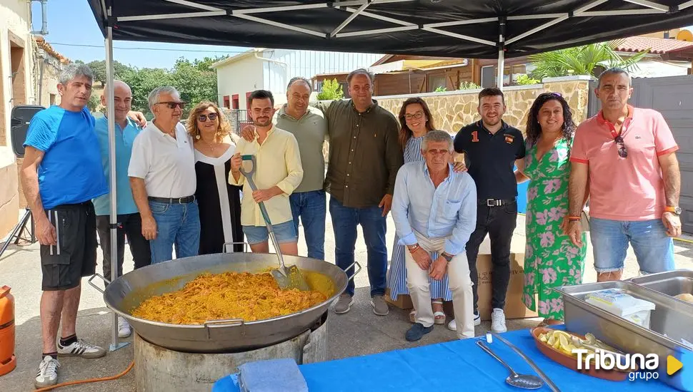 Fiestas de verano con paella popular para reponer fuerzas en la pedanía de Cabezuela