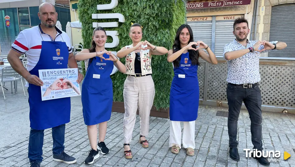 El II Encuentro de cortadores de jamón en Guijuelo será a favor de Aerscyl 