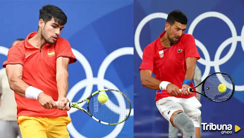 Alcaraz-Djokovic: La esperada final de tenis de los Juegos será este domingo a partir de las 12:00 horas