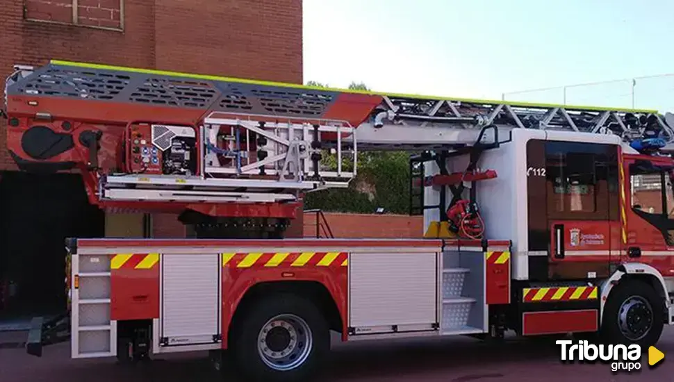 Un incendio en una vivienda de Salamanca obliga a actuar a los bomberos