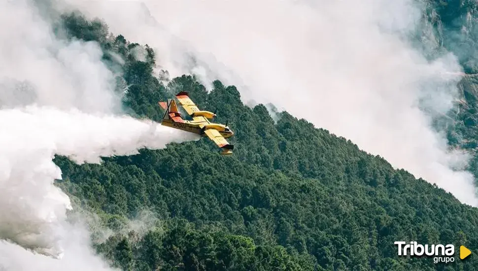 Un vecino de Alía, en Cáceres, en muerte cerebral al caerle la descarga de agua en incendio