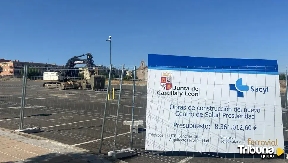 Las máquinas anuncian el inminente inicio de las obras para levantar el Centro de Salud de Prosperidad