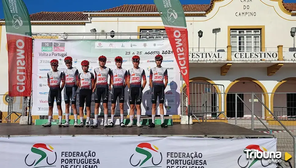 El Siega Verde cierra la Vuelta a Portugal cadete entre los mejores 