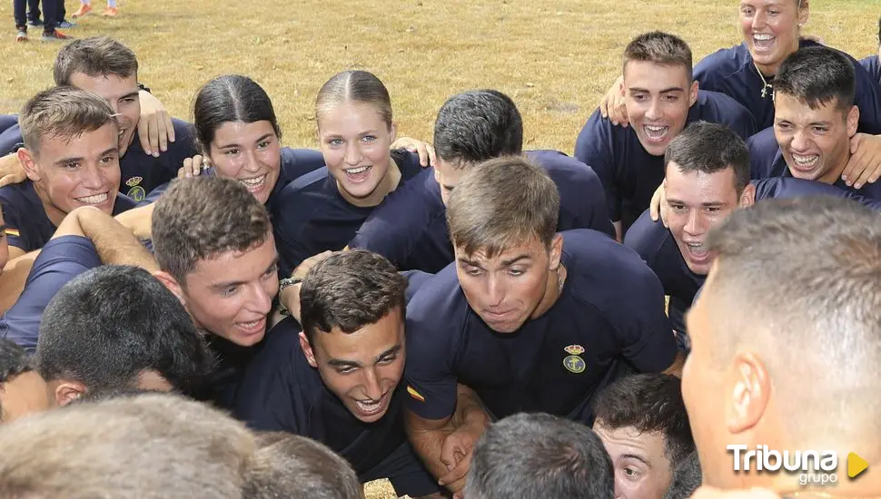 Así ha sido el primer día de la princesa Leonor en la Escuela Naval de Marín