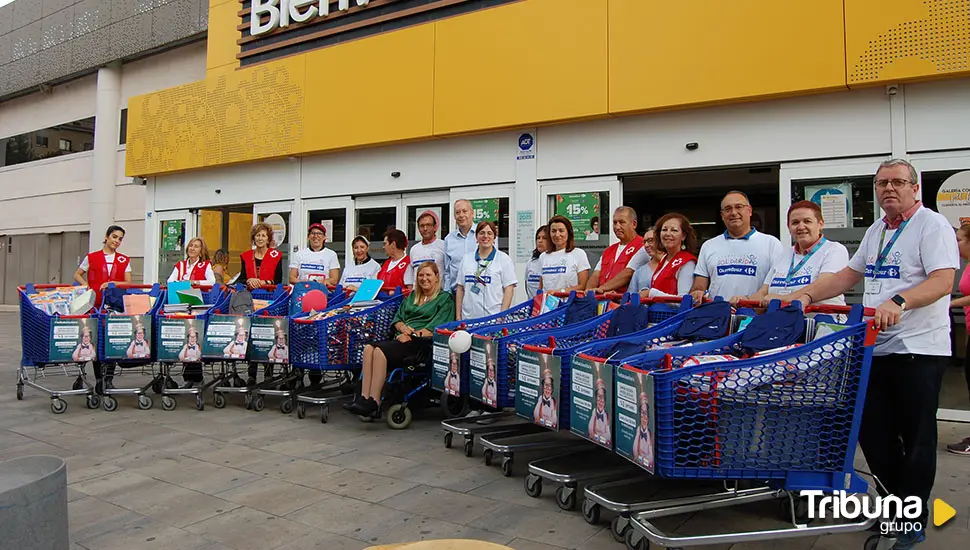 Cruz Roja y Carrefour lanzan una campaña de donaciones de material escolar para familias vulnerables