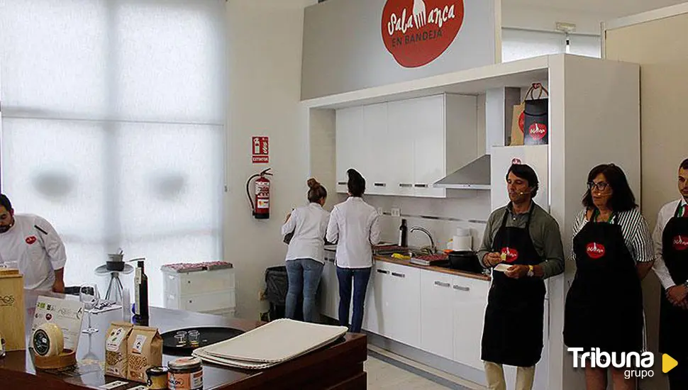 Showcookings y catas para promocionar los productos de Salamanca en Bandeja en Salamaq 