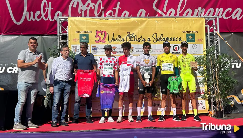 Pablo Carrascosa mantiene su idilio con la Vuelta a Salamanca