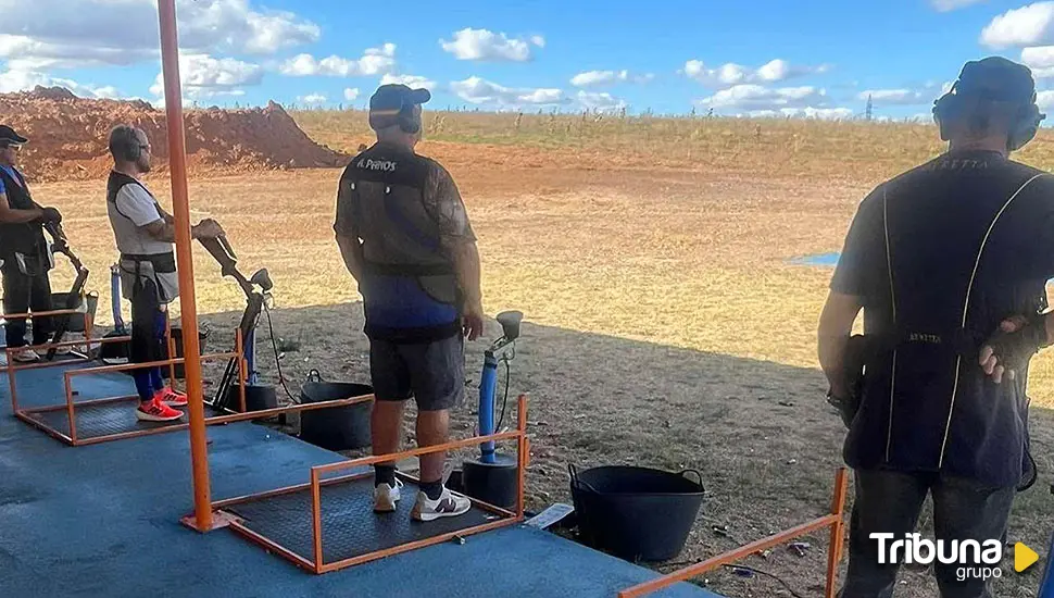 El 'I Gran Trofeo Ciudad de Salamanca' de tiro al plato-modalidad compak sporting en Ventosa del Río Almar