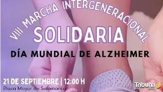 AFA Salamanca exige "tratamiento específico de la demencia" y celebra su Día Mundial con la Marcha intergeneracional 