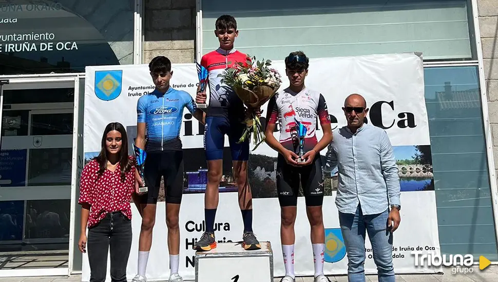 Sergio Filipe Rodrigues coloca al Siega Verde en el podio de la Vuelta a Álava cadete   