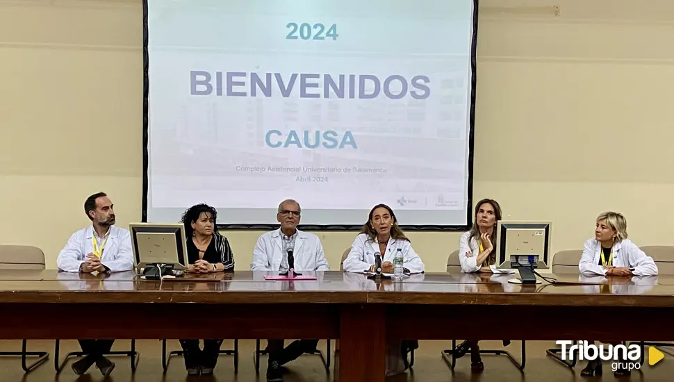 Los alumnos de sexto de Medicina conocen la cartera de servicios del Hospital de Salamanca 