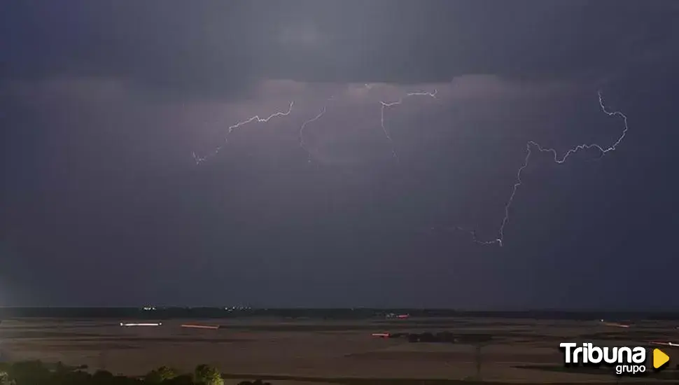 Salamanca amanecerá este viernes con alerta amarilla por tormentas y lluvias