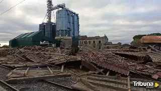 La Diputación lamenta la demolición del antiguo muelle de carga de la estación de La Fuente de San Esteban