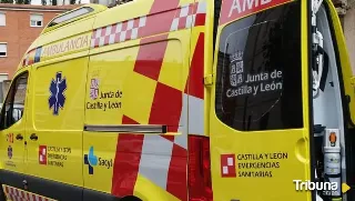 Hospitalizada tras inhalar humo en el incendio de una vivienda en Santa Marta de Tormes