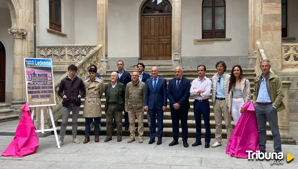 Las clases magistrales del toreo llegan a Ledesma para potenciar una "tradición identitaria" de Salamanca 