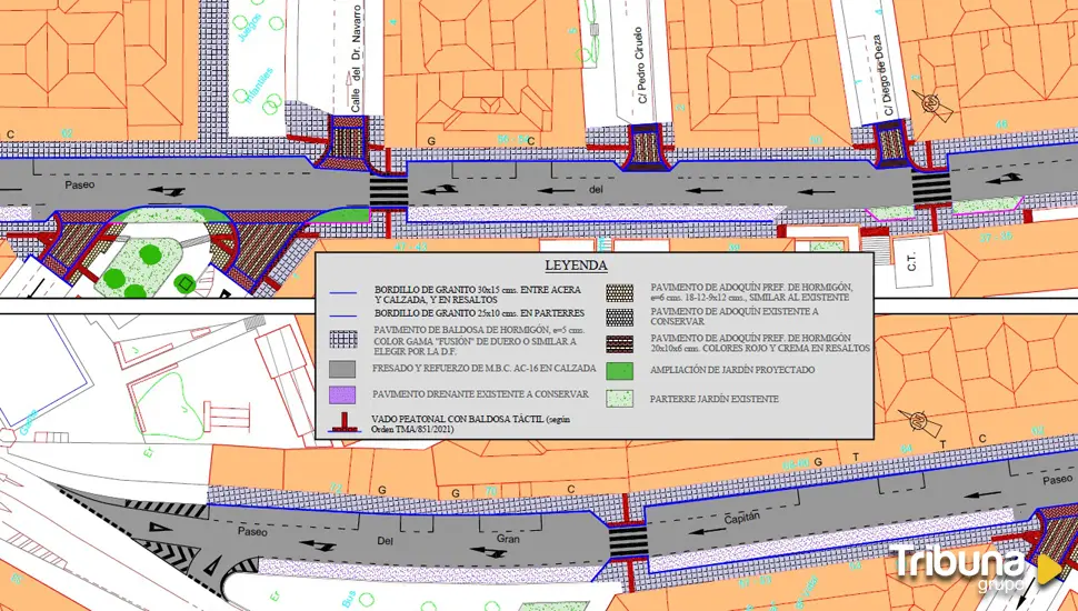 La nueva mejora que hará del paseo Gran Capitán un itinerario accesible en un entorno amable