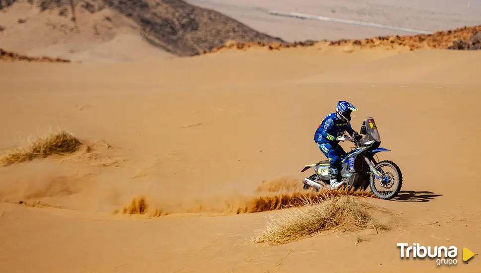 Santolino acaba la etapa más larga del Dakar en el top 12 de la general