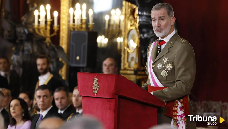 Felipe VI ensalza el papel de las Fuerzas Armadas en la DANA como "elemento esencial de la acción del Estado"