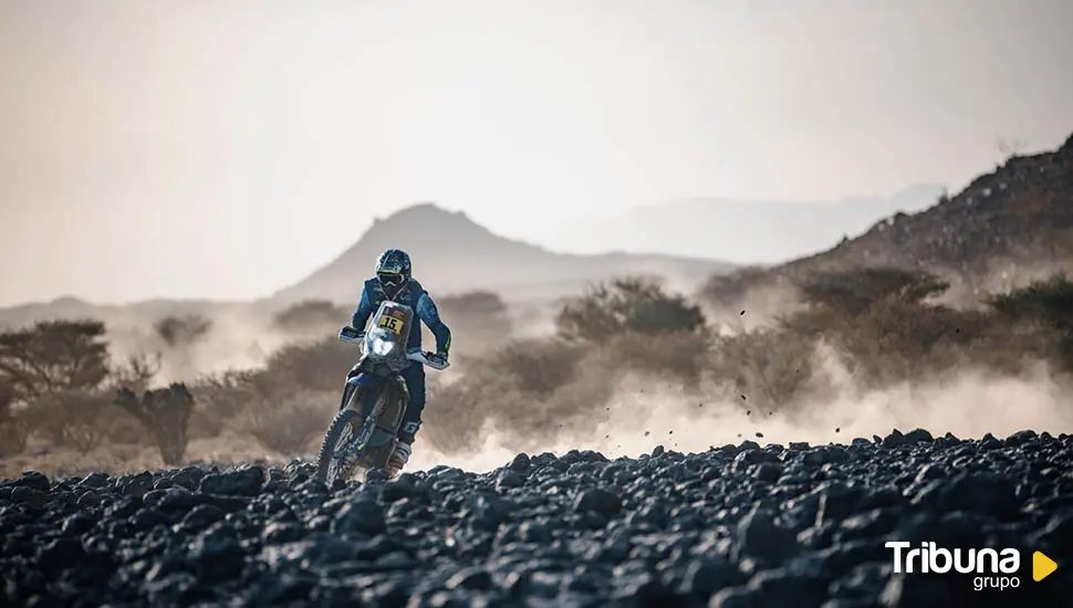 Santolino se sobrepone a la falta de navegación y consolida su puesto en el Dakar