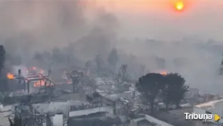 Diez muertos y más de 10.000 estructuras en cenizas por los devastadores incendios de Los Ángeles