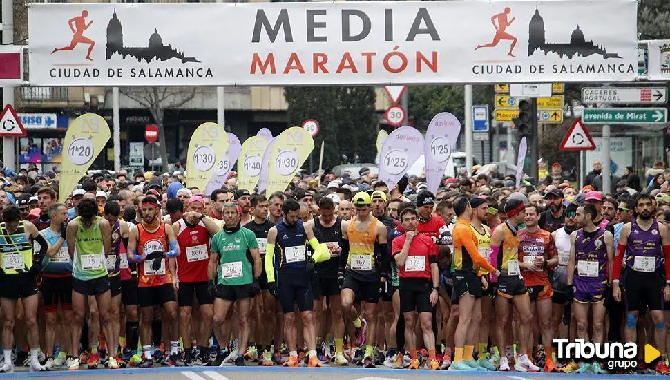 La XIII Media Maratón Ciudad de Salamanca agota sus dorsales a mes y medio vista