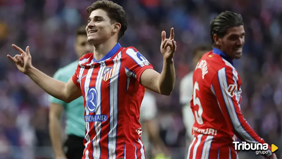 El Atlético, 'campeón de invierno' con un gol de Julián Álvarez 