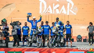 Santolino termina un nuevo Dakar con el premio de su primera etapa