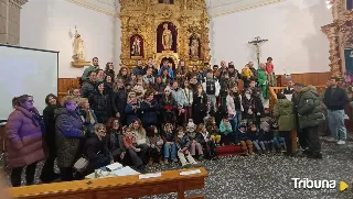 Los Cencerros reúnen a los más pequeños de Tamames alrededor de la tradición y la solidaridad