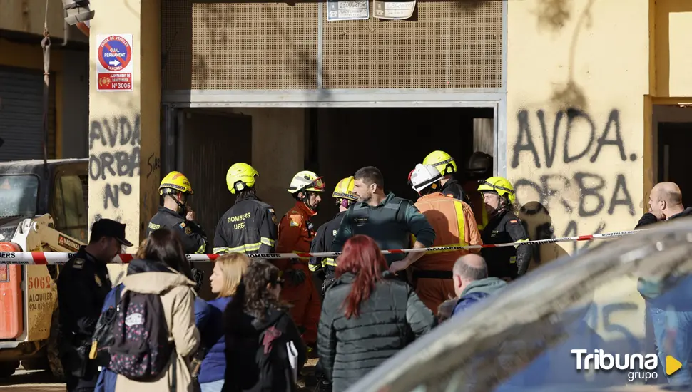 Fallece un trabajador de limpieza por un desplome en un garaje afectado por la DANA en Benetússer