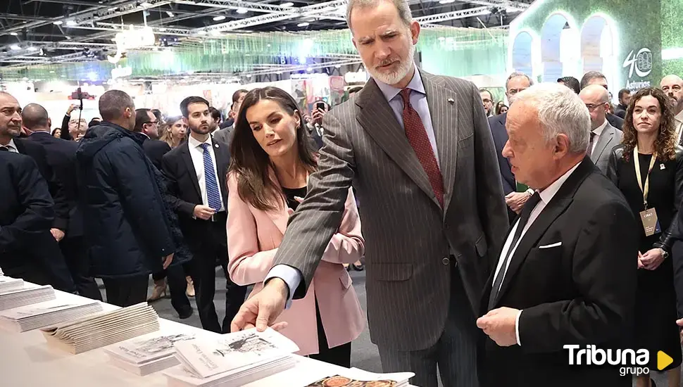 Felipe y Letizia, en el stand de Castilla y León en Fitur: "Ha sido un encuentro muy grato"