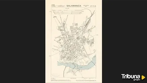 El mapa de los aliados para ocupar Salamanca si España entraba en la II Guerra Mundial