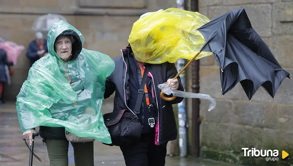 Lo peor de la borrasca Herminia llega este lunes: viento, cielos cubiertos, precipitaciones y nieve