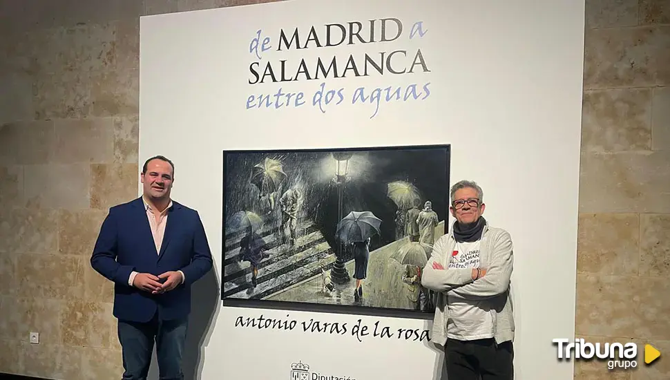 'De Madrid a Salamanca, entre dos aguas', pinceladas que cuentan historias en la Torre de los Anaya