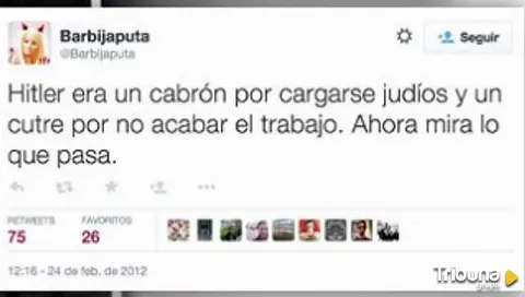 La popular tuitera, 'Barbijaputa', a juicio por mensajes de odio contra los judíos