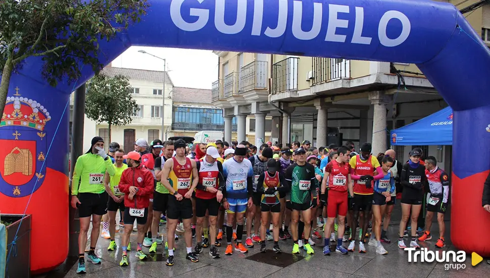 Raphael Lekakeni y Gema Martín se llevan la X Media Maratón de Guijuelo