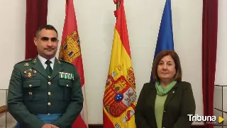 La subdelegada recibe al nuevo jefe de la Comandancia de la Guardia Civil de Salamanca