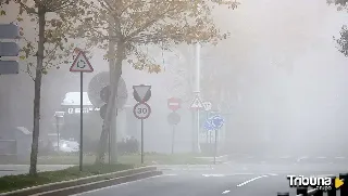 Las dos carreteras principales de Salamanca con dificultades por culpa de la densa niebla 