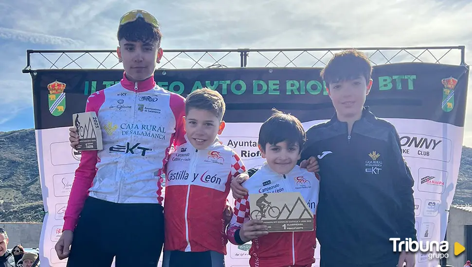 Los salmantinos Diego Marcos y Enzo García se proclaman campeones de Castilla y León de BTT